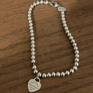 Tiffany & Co. Silver Heart Tag Bracelet